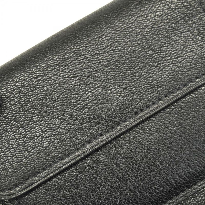 Hermes Coin Case Iliad Ulysse Compact Evercolor Black Silver Hardware B