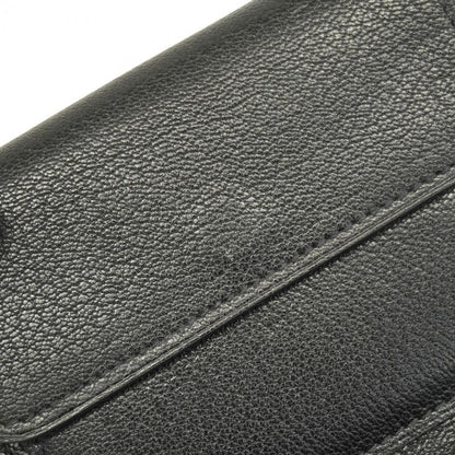 Hermes Coin Case Iliad Ulysse Compact Evercolor Black Silver Hardware B