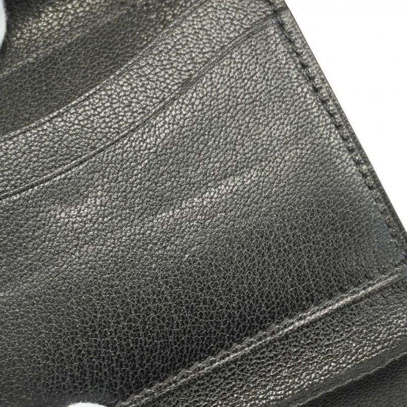 Hermes Coin Case Iliad Ulysse Compact Evercolor Black Silver Hardware B