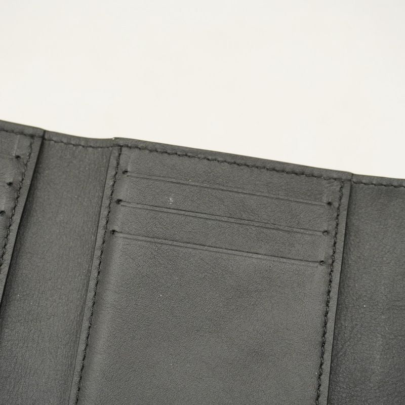 Louis Vuitton Trifold Wallet LV Aerogram Portefeuille Pilot M81740 Black Men's