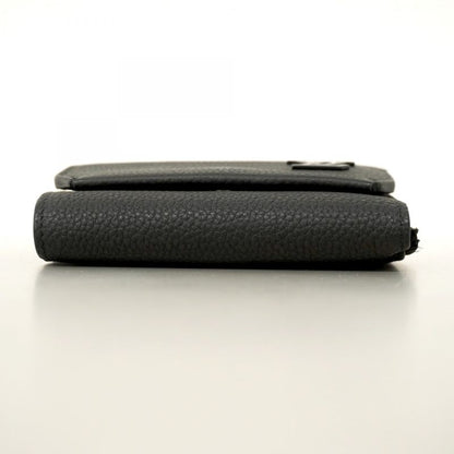 Louis Vuitton Trifold Wallet LV Aerogram Portefeuille Pilot M81740 Black Men's