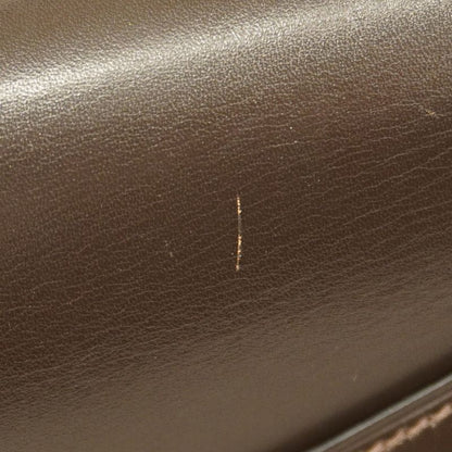 Hermes Shoulder Bag Constance 23 Box Calf Brown Gold Hardware 〇H Engraved Ladies