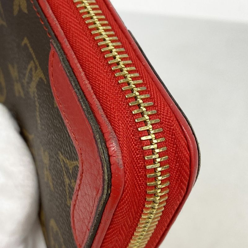 Louis Vuitton Long Wallet Monogram Retiro Zippy Wallet M61854 Brown Threes