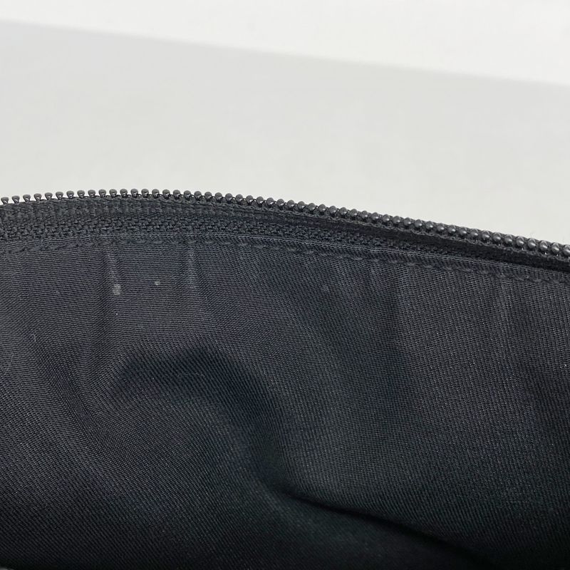 Gucci Shoulder Bag GG Canvas 147671 Canvas Black Silver Hardware Women