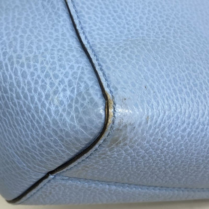 Gucci Handbag Swing 368827 Leather Blue Chien Pan Gold Hardware Women's