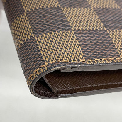 Louis Vuitton Wallet Damier Portobier Carte Cles Dimonnet N61665 Ebène Men's