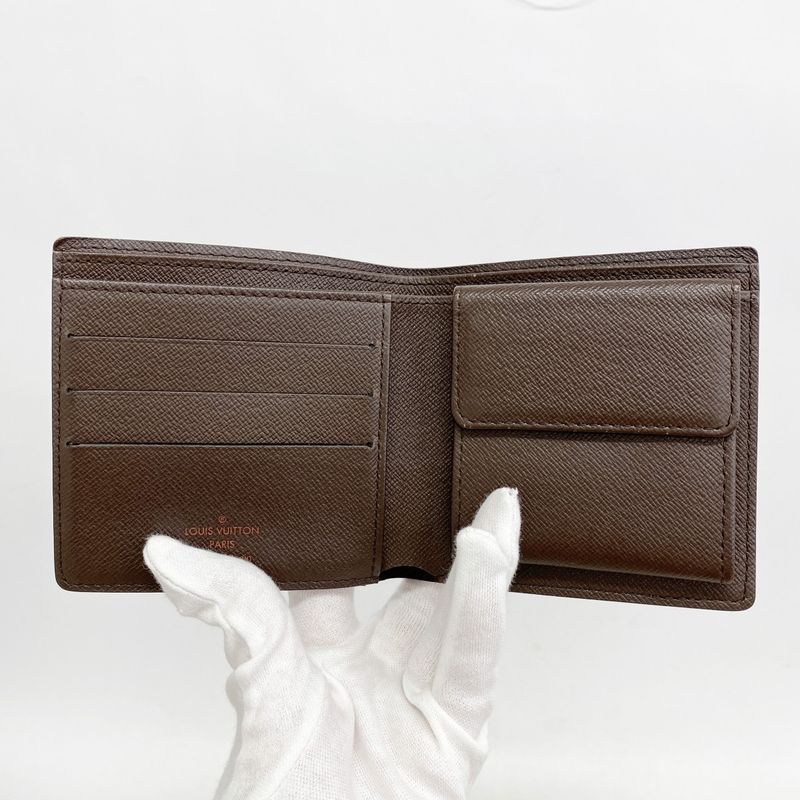 Louis Vuitton Wallet Damier Portobier Carte Cles Dimonnet N61665 Ebène Men's