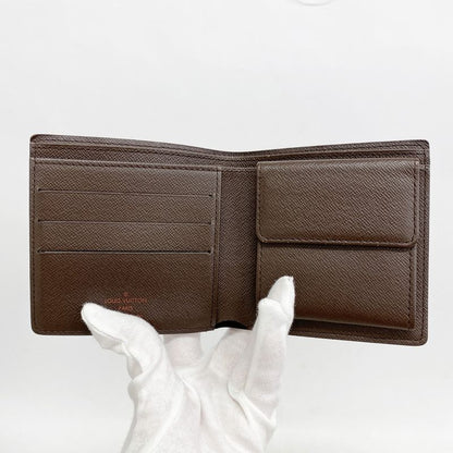 Louis Vuitton Wallet Damier Portobier Carte Cles Dimonnet N61665 Ebène Men's