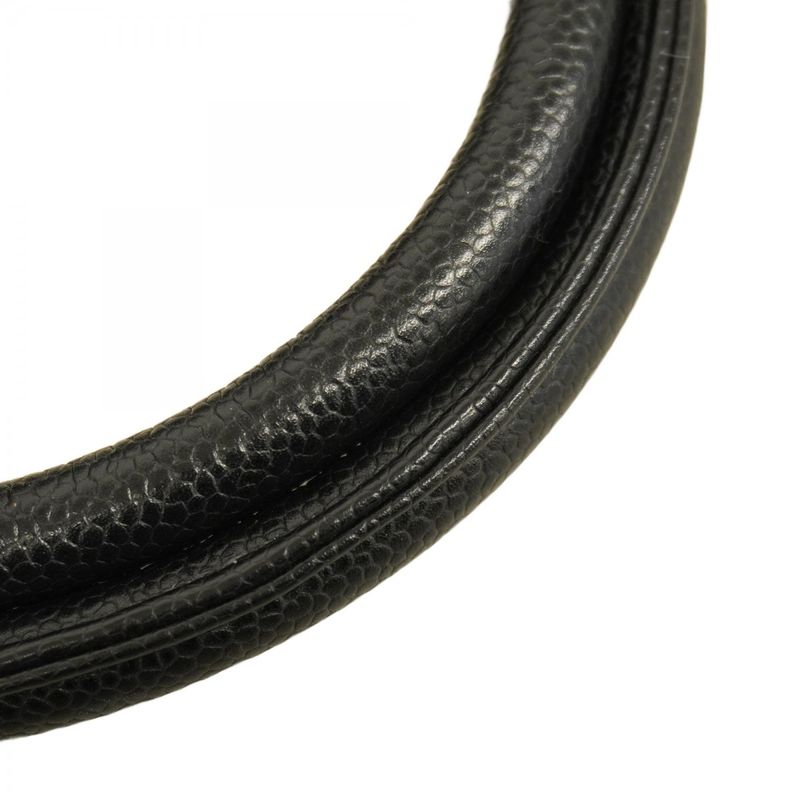 Chanel Tote Bag Revival Tote Caviar Skin Black Gold Hardware Women's