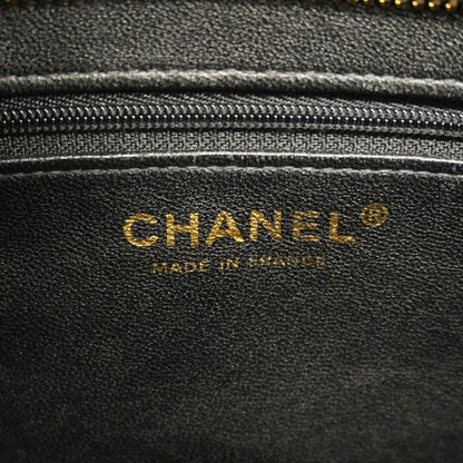 Chanel Tote Bag Revival Tote Caviar Skin Black Gold Hardware Women's
