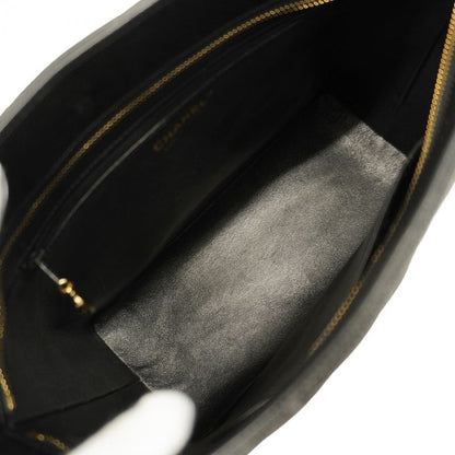 Chanel Tote Bag Revival Tote Caviar Skin Black Gold Hardware Women's