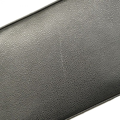 Chanel Tote Bag Revival Tote Caviar Skin Black Gold Hardware Women's