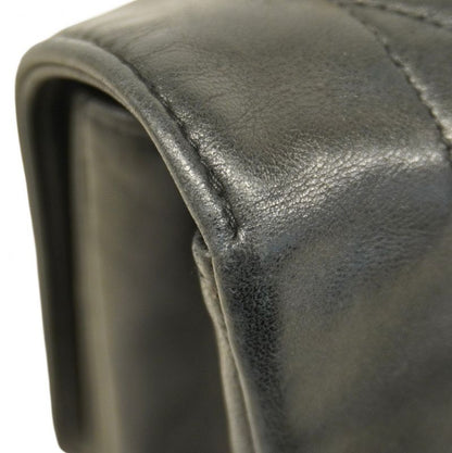 Chanel Shoulder Bag Matelasse Diana Lambskin Black Gold Hardware Women