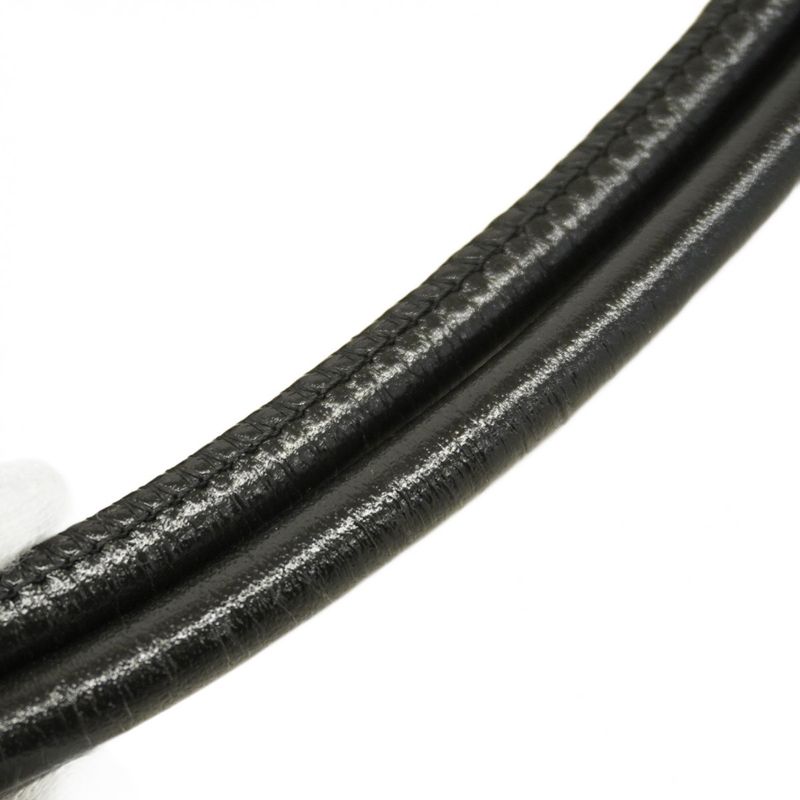 Chanel Shoulder Bag Cambon Lambskin Black Silver Hardware Women