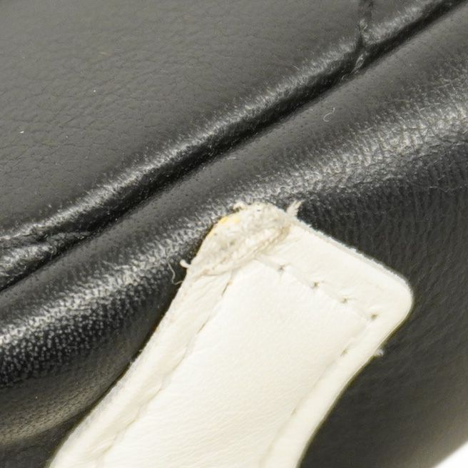 Chanel Shoulder Bag Cambon Lambskin Black Silver Hardware Women