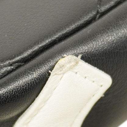 Chanel Shoulder Bag Cambon Lambskin Black Silver Hardware Women