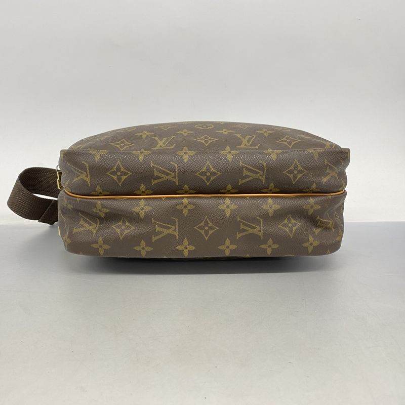 Louis Vuitton Shoulder Bag Monogram Reporter PM M45254 Brown Ladies