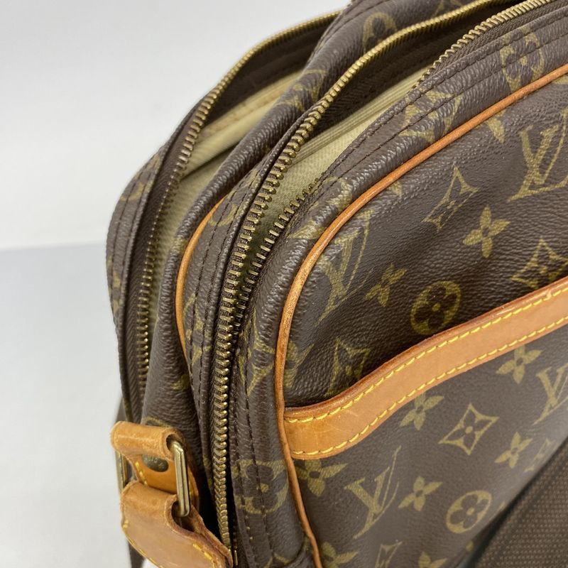 Louis Vuitton Shoulder Bag Monogram Reporter PM M45254 Brown Ladies