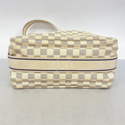 Louis Vuitton Shoulder Bag Damier Azure Naviglio N51189 White Women's