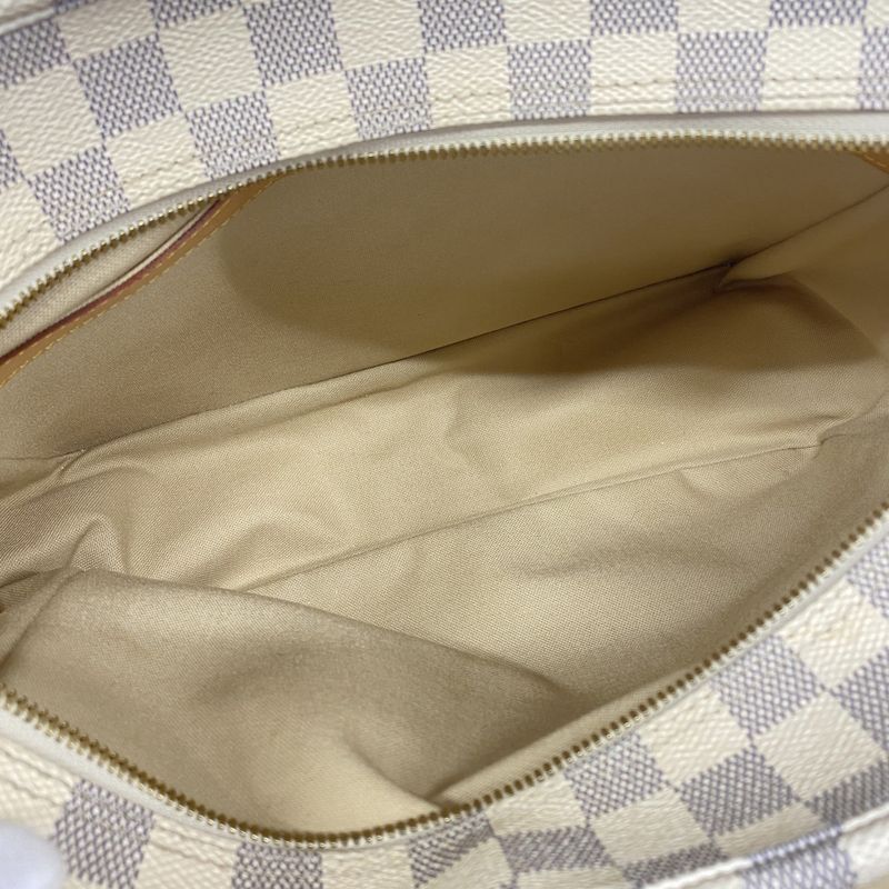 Louis Vuitton Shoulder Bag Damier Azure Naviglio N51189 White Women's