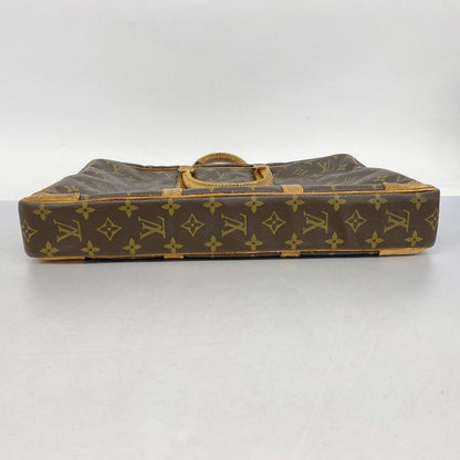 Louis Vuitton Business Bag Monogram Porte Documents Voyage M53361 Brown Men's