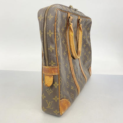 Louis Vuitton Business Bag Monogram Porte Documents Voyage M53361 Brown Men's