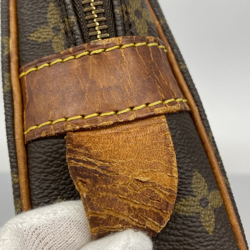 Louis Vuitton Business Bag Monogram Porte Documents Voyage M53361 Brown Men's