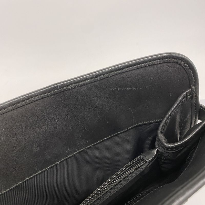 Gucci Tote Bag Sherry Line Guccissima 246410 Leather Black Silver Hardware Men