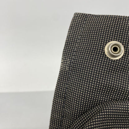 Hermes Tote Bag Her Line MM Canvas Gray Silver Hardware Women