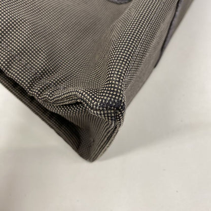 Hermes Tote Bag Her Line MM Canvas Gray Silver Hardware Women