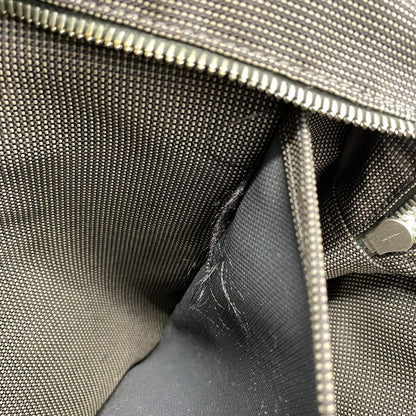 Hermes Tote Bag Her Line MM Canvas Gray Silver Hardware Women