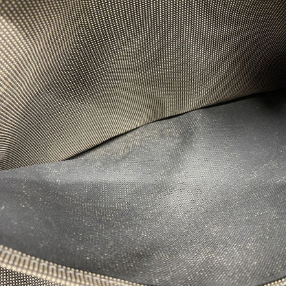 Hermes Tote Bag Her Line MM Canvas Gray Silver Hardware Women