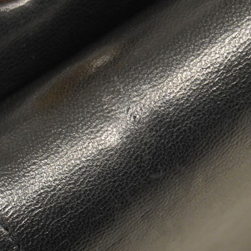 Chanel Shoulder Bag Matelasse Lambskin Black Gold Hardware Women