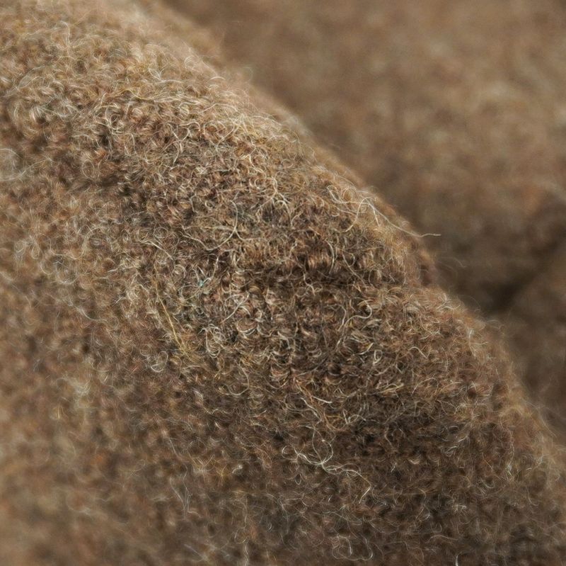 Chanel Shoulder Bag 2.55 Chocolate Bar Wool Brown Gold Hardware Women