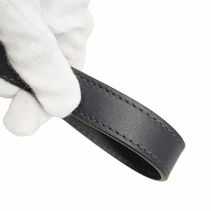 Christian Dior Handbag Oblique Saddle Canvas Leather Navy Gold Hardware 2way