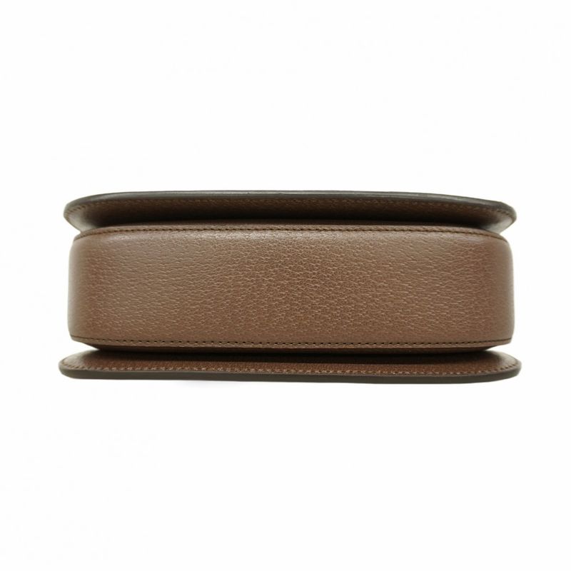 Gucci Handbag Bamboo Jumbo GG 675797 Canvas Leather Beige Brown Gold Hardware