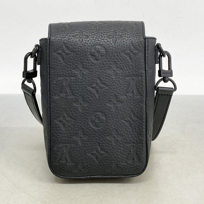 Louis Vuitton Monogram Taurillon S-lock Vertical Wearable Wallet M81524 Noir