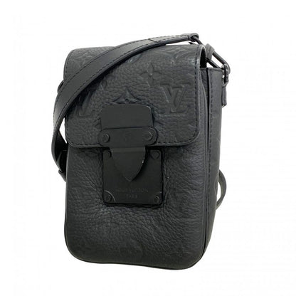 Louis Vuitton Monogram Taurillon S-lock Vertical Wearable Wallet M81524 Noir