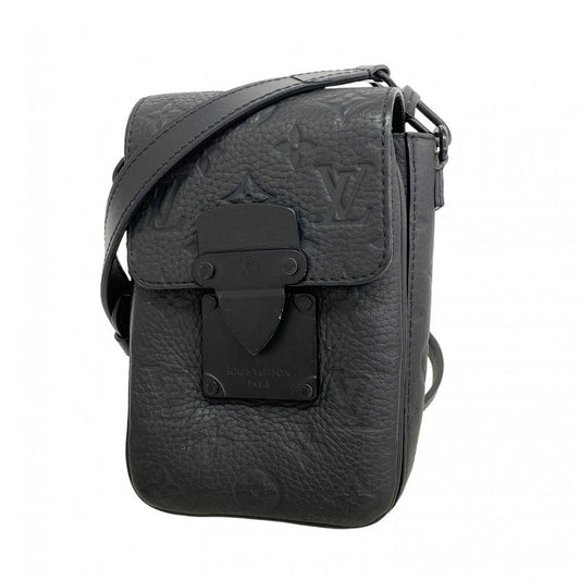 Louis Vuitton Monogram Taurillon S-lock Vertical Wearable Wallet M81524 Noir