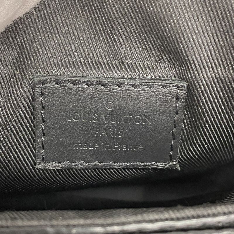 Louis Vuitton Monogram Taurillon S-lock Vertical Wearable Wallet M81524 Noir