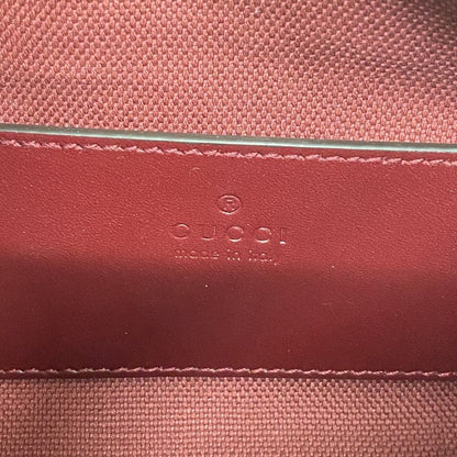 Gucci Shoulder Bag Guccissima 847450 Leather Bordeaux Chien Pan Gold Hardware