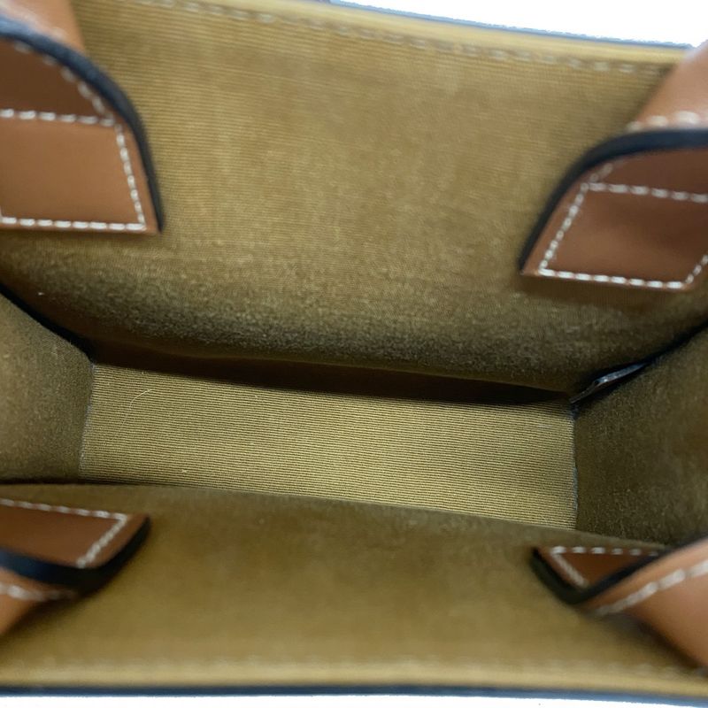 Celine Handbag Triomphe PVC Brown Gold Hardware 2way Bag Ladies