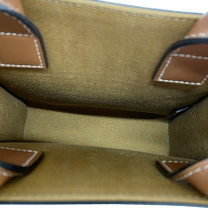 Celine Handbag Triomphe PVC Brown Gold Hardware 2way Bag Ladies