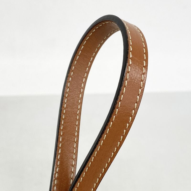 Celine Handbag Triomphe PVC Brown Gold Hardware 2way Bag Ladies