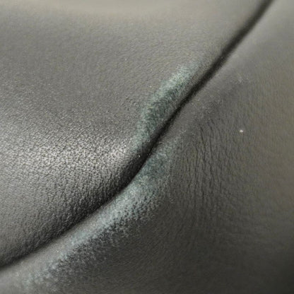 Prada Shoulder Bag Leather Black Gold Hardware Women