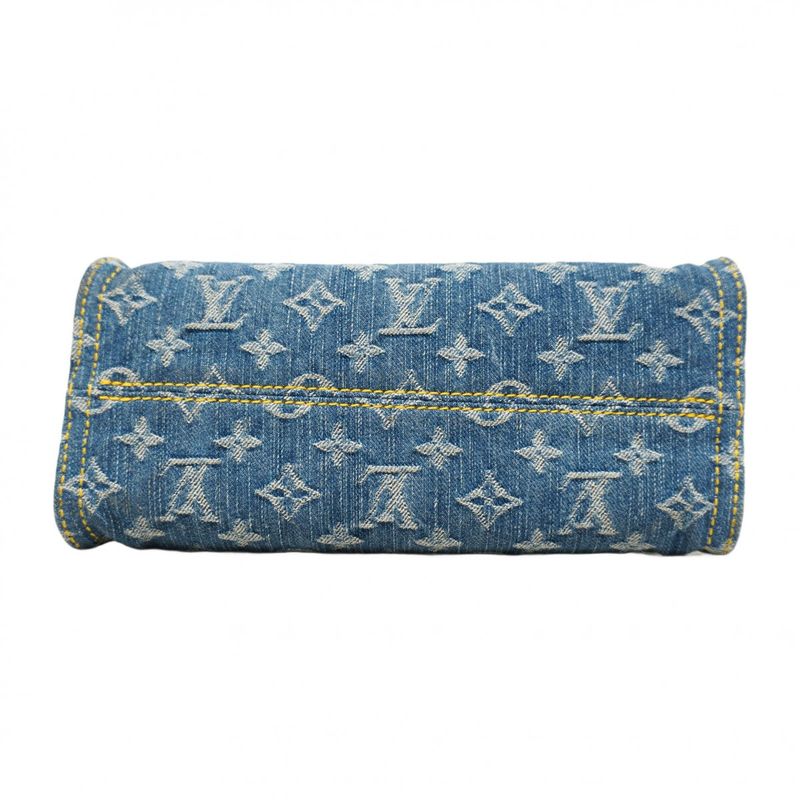 Louis Vuitton Handbag Monogram - Denim On The Go PM M14633 Blue 2-way Bag Ladies
