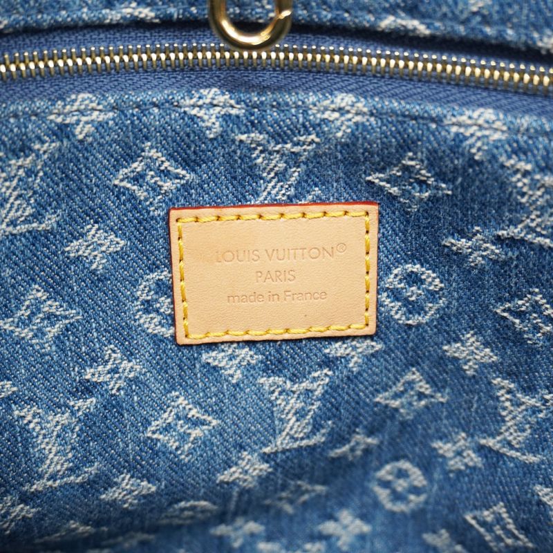 Louis Vuitton Handbag Monogram - Denim On The Go PM M14633 Blue 2-way Bag Ladies