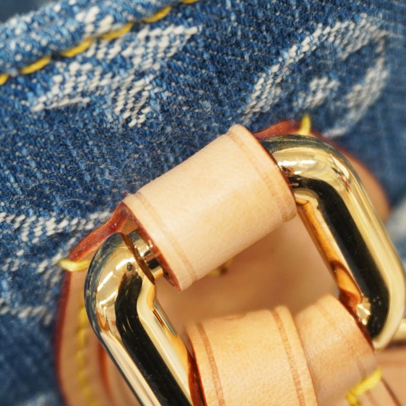 Louis Vuitton Handbag Monogram - Denim On The Go PM M14633 Blue 2-way Bag Ladies