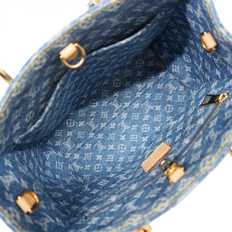 Louis Vuitton Handbag Monogram - Denim On The Go PM M14633 Blue 2-way Bag Ladies