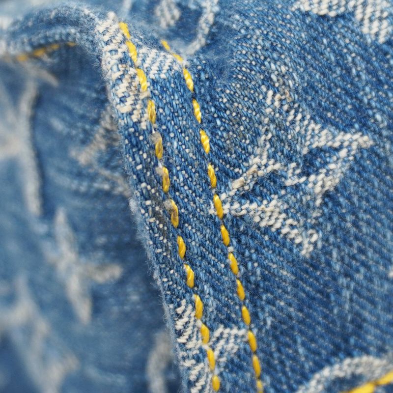 Louis Vuitton Handbag Monogram - Denim On The Go PM M14633 Blue 2-way Bag Ladies